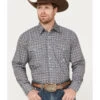 Roper Men's Amarillo Medallion Print Long Sleeve Pearl Snap Western Shirt