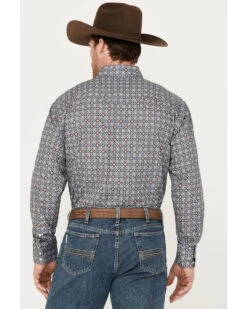 Roper Men's Amarillo Medallion Print Long Sleeve Pearl Snap Western Shirt 7 Roper Men's Amarillo Medallion Print Long Sleeve Pearl Snap Western Shirt -Cowboy Pradise 2000385715 020 P4