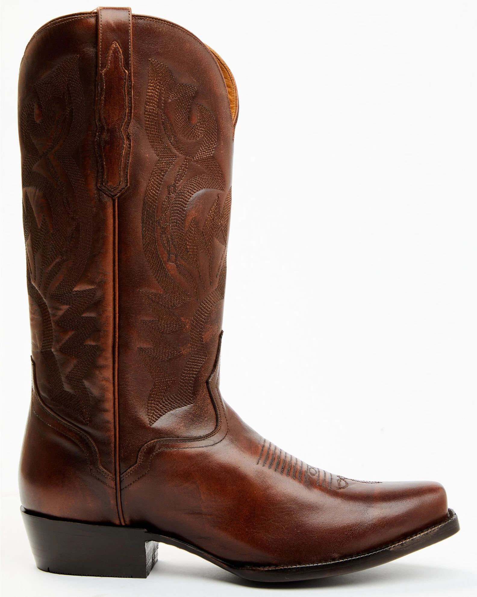 El Dorado Men's Calf Leather Western Boots - Square Toe 2 El Dorado Men's Calf Leather Western Boots - Square Toe - Image 2