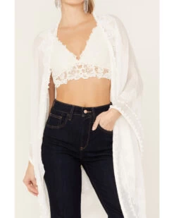 Shyanne Women's Chevron Tassel Chenille Shawl -Cowboy Pradise 2000386176 100 P3