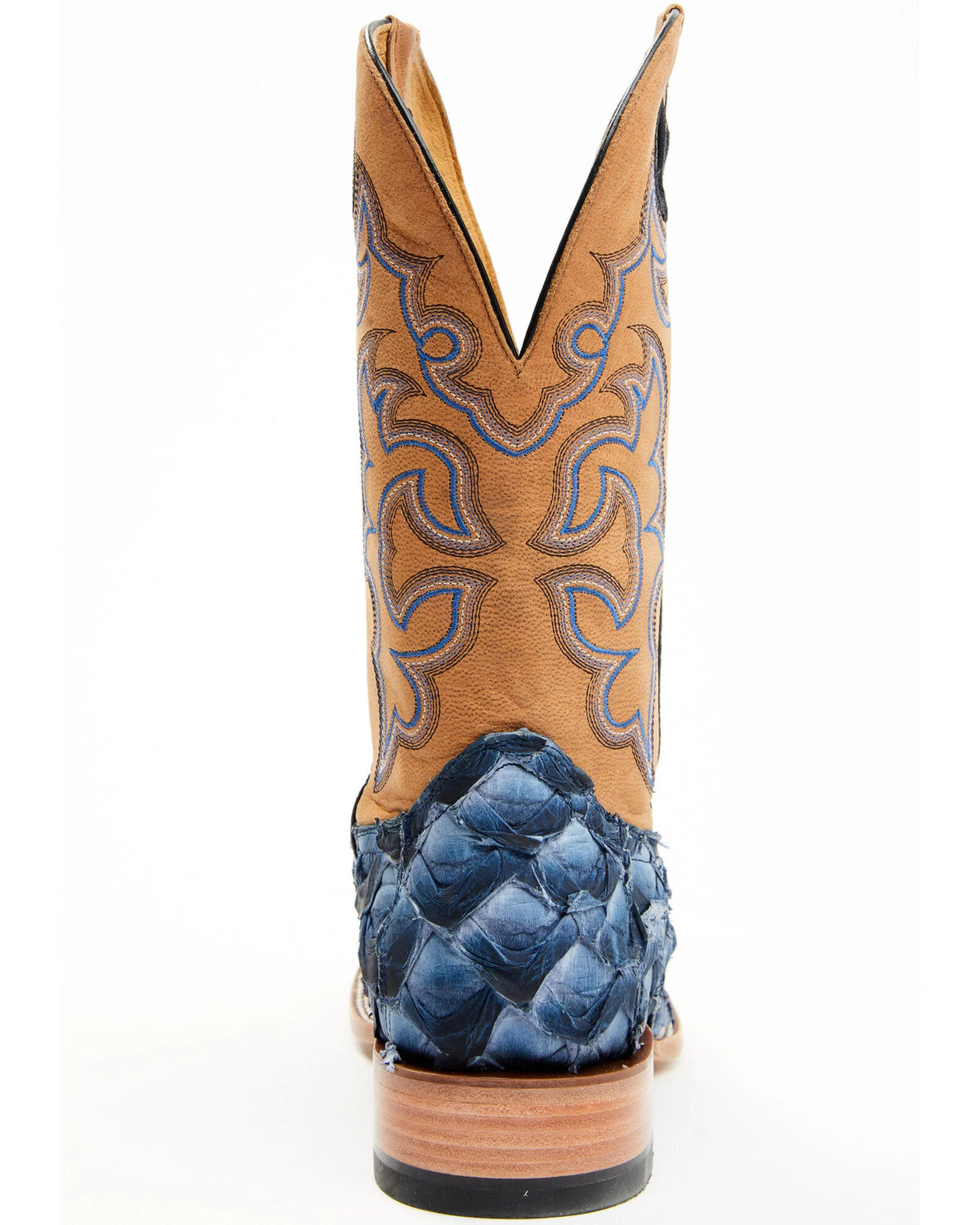 Cody James Men's Exotic Pirarucu Western Boots - Broad Square Toe 5 Cody James Men's Exotic Pirarucu Western Boots - Broad Square Toe - Image 5