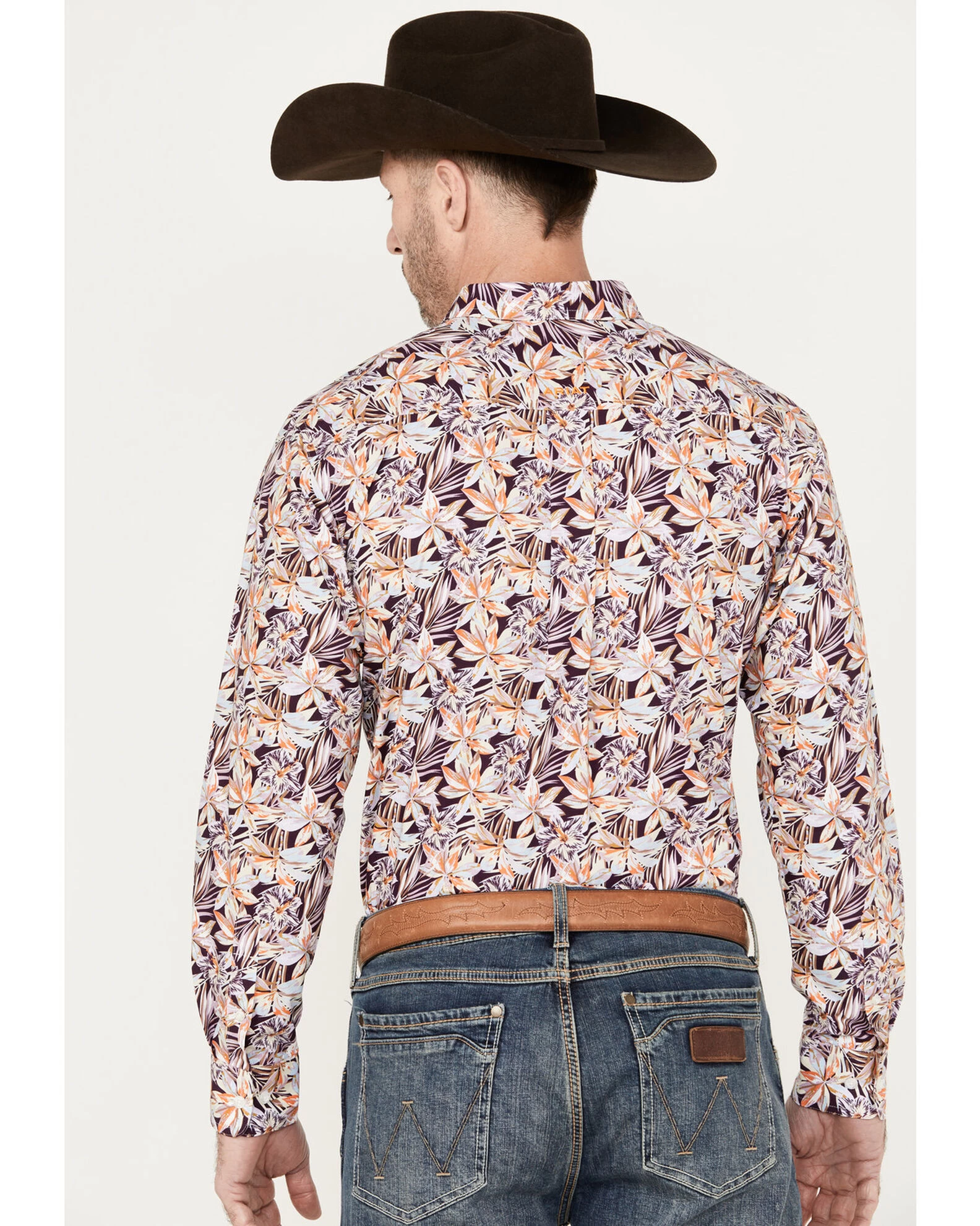 Ariat Men's Monte Print Button-Down Long Sleeve Western Shirt 4 Ariat Men's Monte Print Button-Down Long Sleeve Western Shirt - Image 4