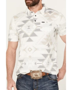 Hooey Men's Hot-Shot Southwestern Print Polo -Cowboy Pradise 2000387691 100 P3
