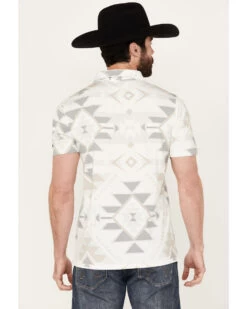 Hooey Men's Hot-Shot Southwestern Print Polo -Cowboy Pradise 2000387691 100 P4