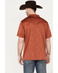 RANK 45 Men's Piped Polo -Cowboy Pradise 2000387997 202 P4