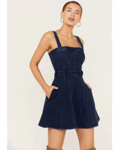 Free People Women's Margot Denim Mini Dress