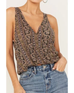 Free People Women's Your Twisted Tank  -Cowboy Pradise 2000388084 001 P3