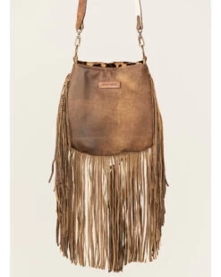 Keep It Gypsy Women's Wilma Leopard Paisley Crossbody -Cowboy Pradise 2000388382 200 P3