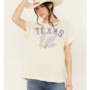 Free People Women's Texas State Flower Short Sleeve Graphic Tee