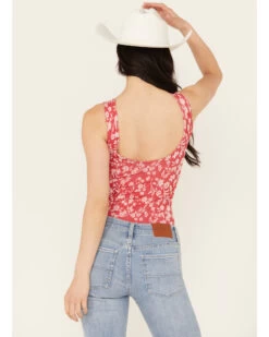 Free People Women's Clean Lines Printed Bodysuit 7 Free People Women's Clean Lines Printed Bodysuit -Cowboy Pradise 2000390361 600 P4