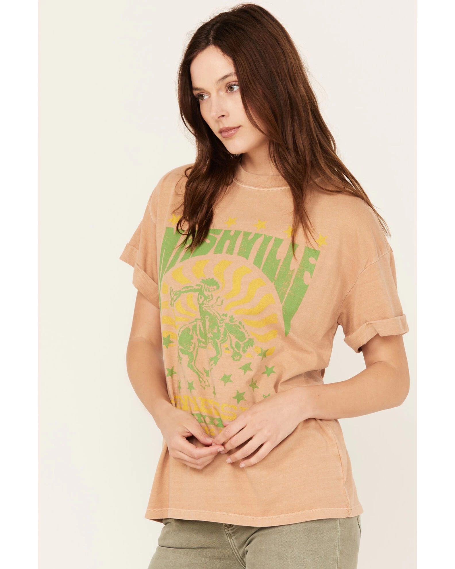 Girl Dangerous Women's Relaxed Music City Nashville Graphic Tee 2 Girl Dangerous Women's Relaxed Music City Nashville Graphic Tee - Image 2