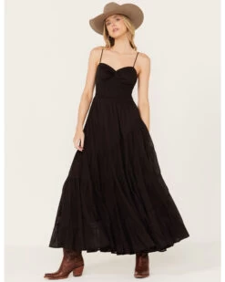 Free People Women's Sundrenched Solid Sleeveless Maxi Dress