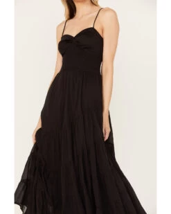 Free People Women's Sundrenched Solid Sleeveless Maxi Dress 6 Free People Women's Sundrenched Solid Sleeveless Maxi Dress -Cowboy Pradise 2000392164 001 P3