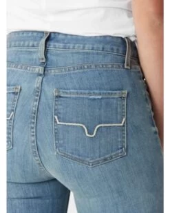 Kimes Ranch Women's Olivia Medium Wash High Rise Wide Leg Jeans -Cowboy Pradise 2000394543 414 P4