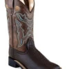 Old West Boys' Embroidered Western Boots - Broad Square Toe