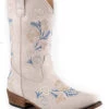 Roper Little Girls' Riley Floral Western Boots - Snip Toe