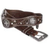 Ariat Scalloped Hand Tooled & Embellished Western Belt
