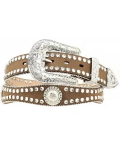 Blazin Roxx Rhinestone Lined Concho Belt