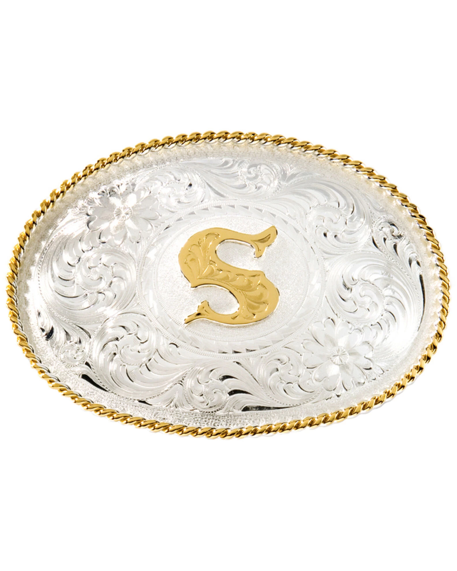 Montana Silversmiths Initial S Western Buckle 1 Montana Silversmiths Initial S Western Buckle