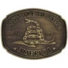 Montana Silversmiths Men's Don't Tread On Me Attitude Buckle