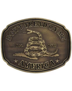 Montana Silversmiths Men's Don't Tread On Me Attitude Buckle